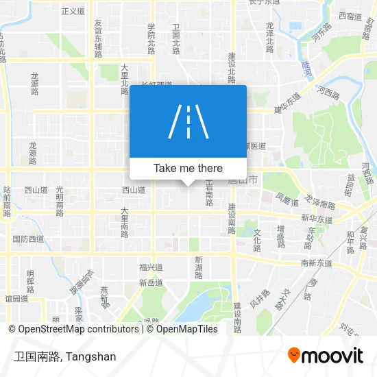 卫国南路 map