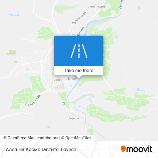 Алея На Космонавтите map