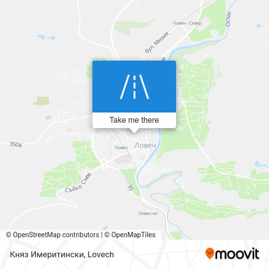 Княз Имеритински map