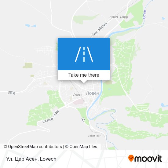Ул. Цар Асен map