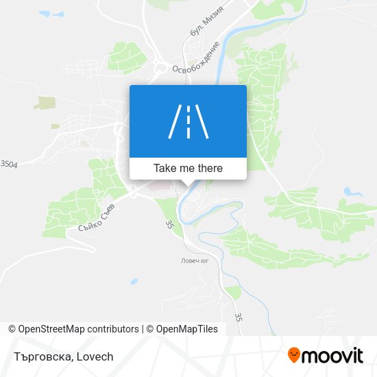 Търговска map