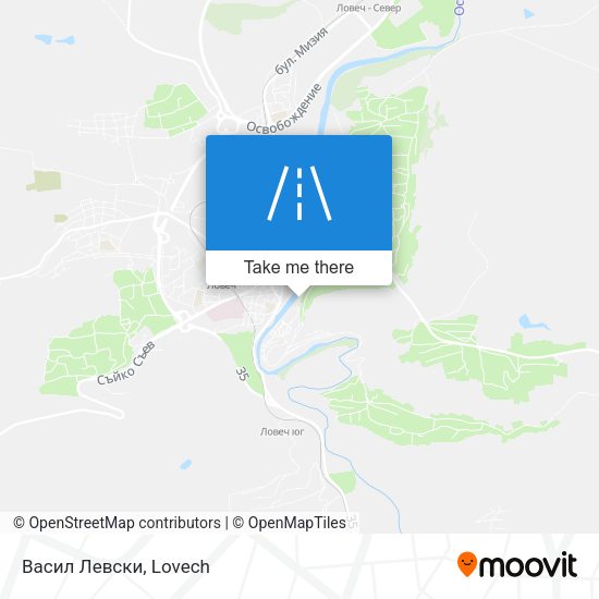 Васил Левски map
