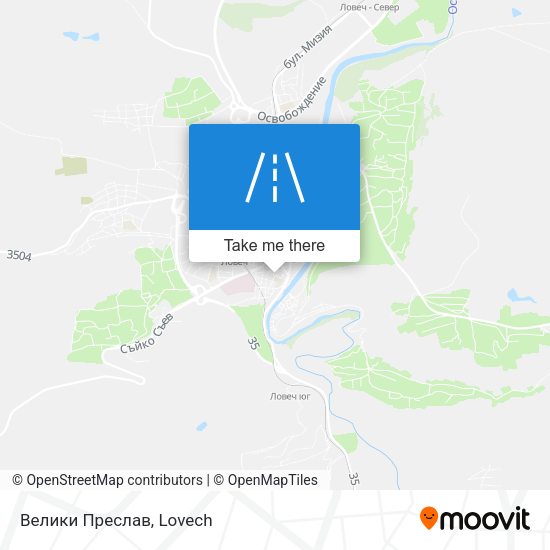 Велики Преслав map