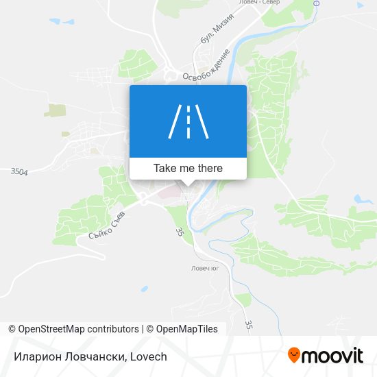Иларион Ловчански map