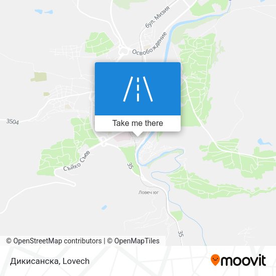 Дикисанска map