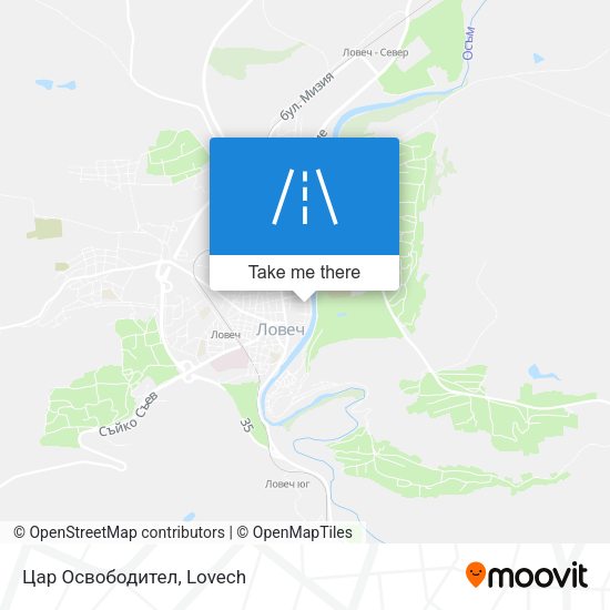 Цар Освободител map