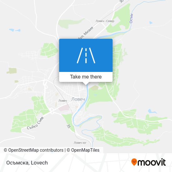 Осъмска map