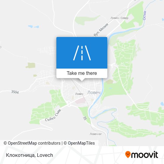 Клокотница map