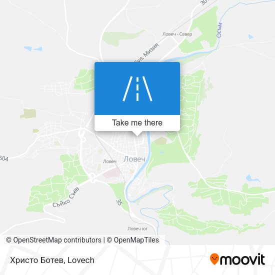 Христо Ботев map