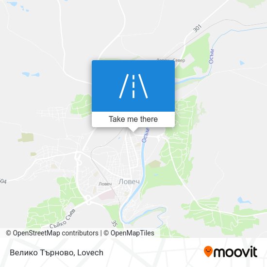 Велико Търново map