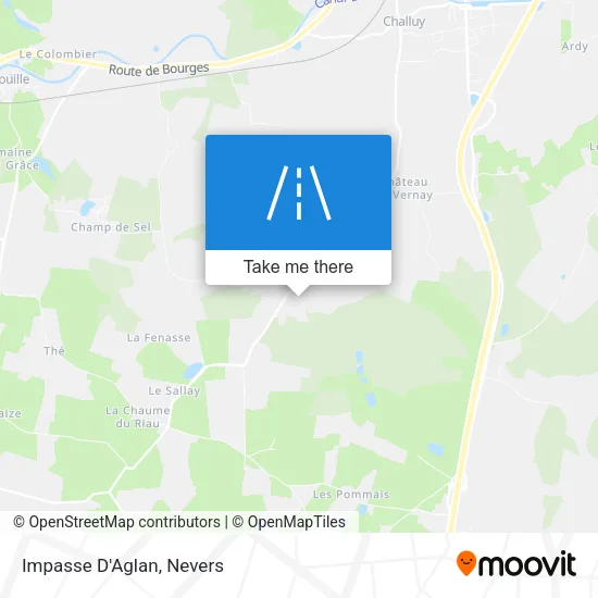 Impasse D'Aglan map