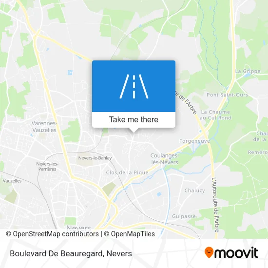 Boulevard De Beauregard map