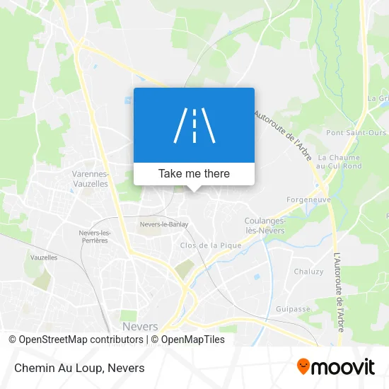 Chemin Au Loup map