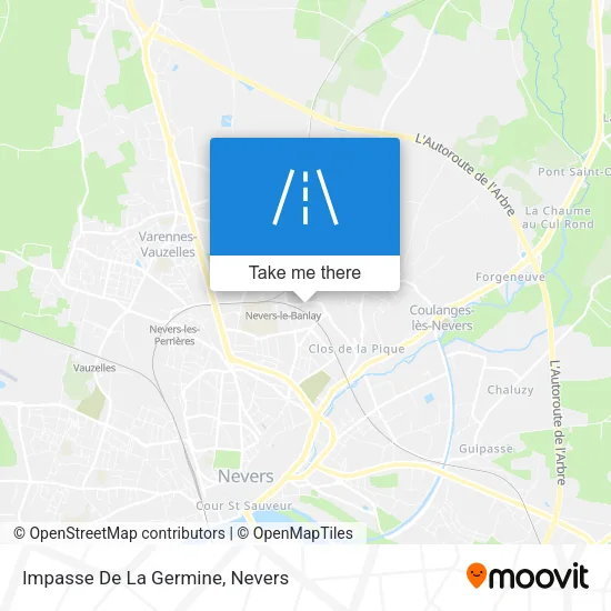 Impasse De La Germine map