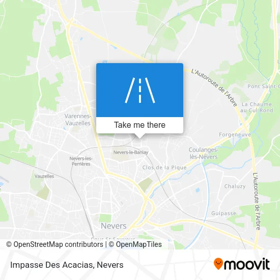 Impasse Des Acacias map