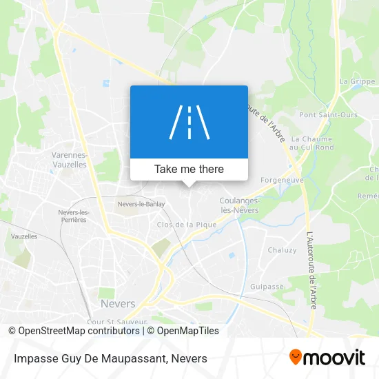 Impasse Guy De Maupassant map