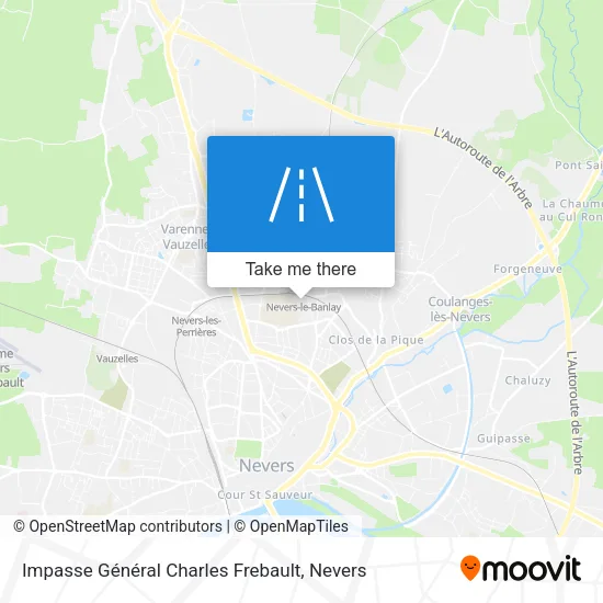 Impasse Général Charles Frebault map