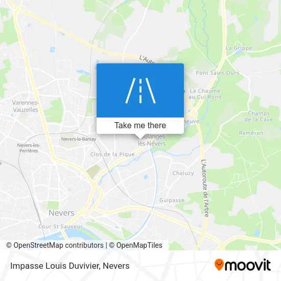 Impasse Louis Duvivier map