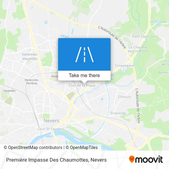 Première Impasse Des Chaumottes map