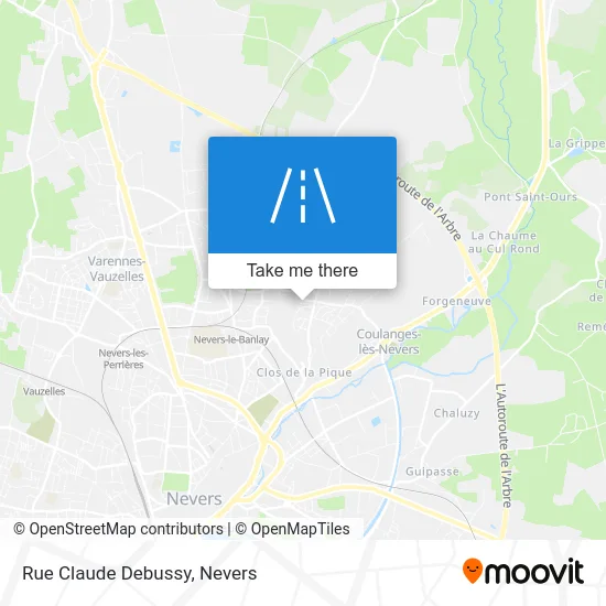 Rue Claude Debussy map