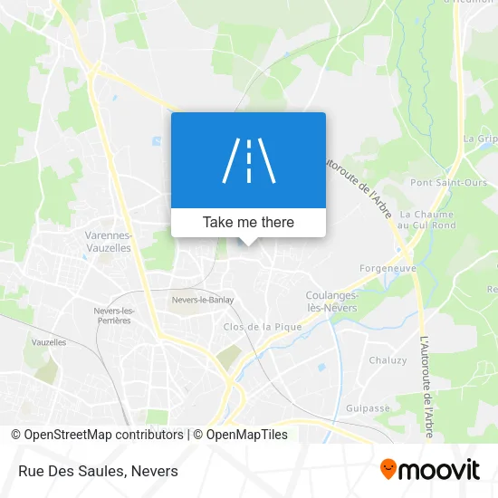 Rue Des Saules map