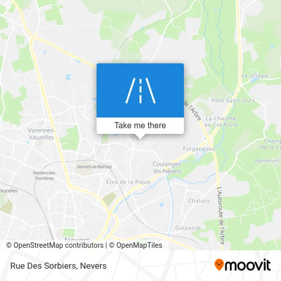 Rue Des Sorbiers map
