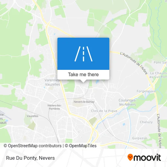 Rue Du Ponty map