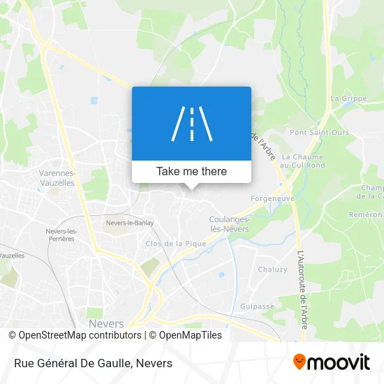 Rue Général De Gaulle map