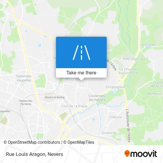 Rue Louis Aragon map