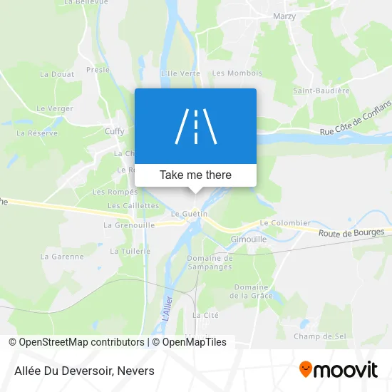 Allée Du Deversoir map