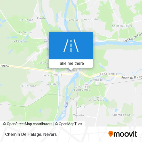 Chemin De Halage map