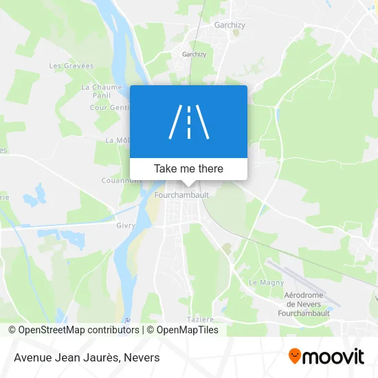 Avenue Jean Jaurès map