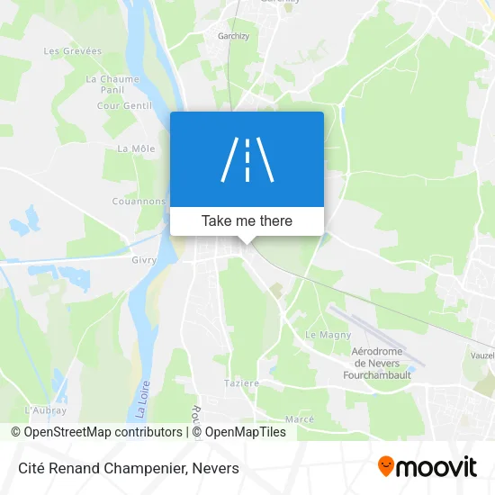 Cité Renand Champenier map