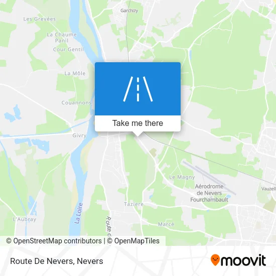 Route De Nevers map