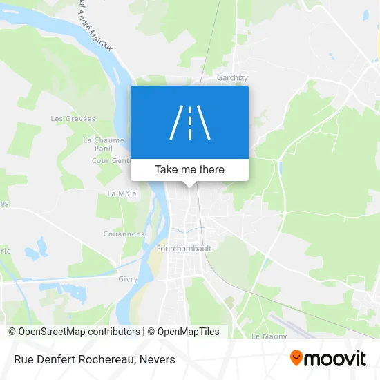 Rue Denfert Rochereau map