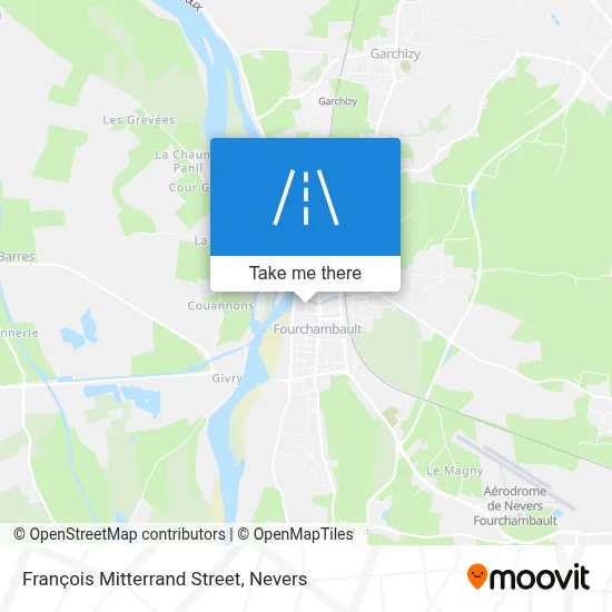 Rue François Mitterrand map