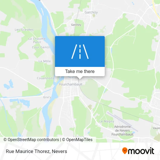 Rue Maurice Thorez map