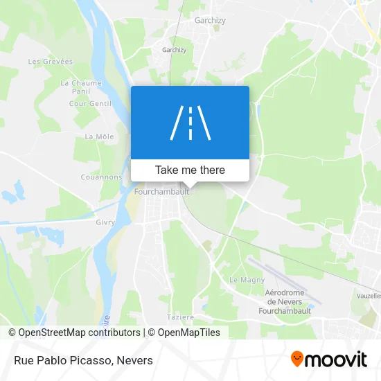 Rue Pablo Picasso map