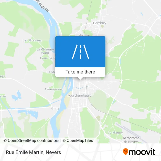 Rue Émile Martin map