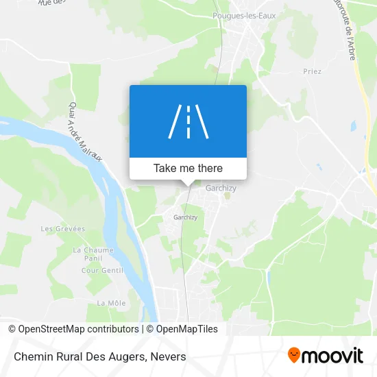 Chemin Rural Des Augers map