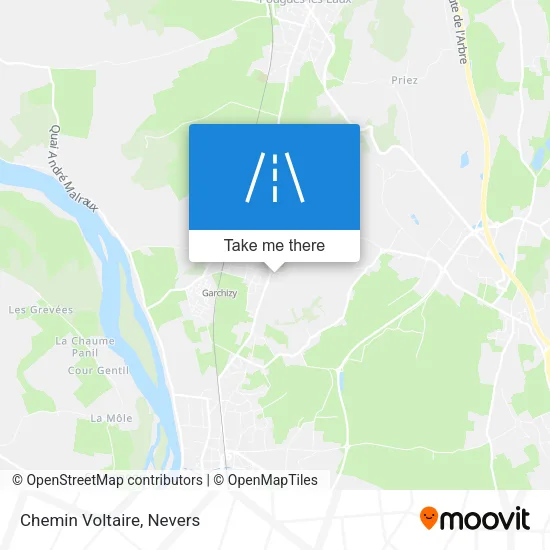Chemin Voltaire map