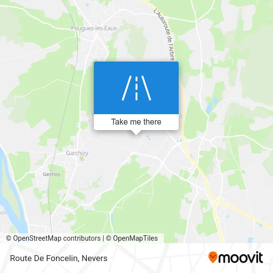 Route De Foncelin map