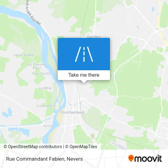 Rue Commandant Fabien map