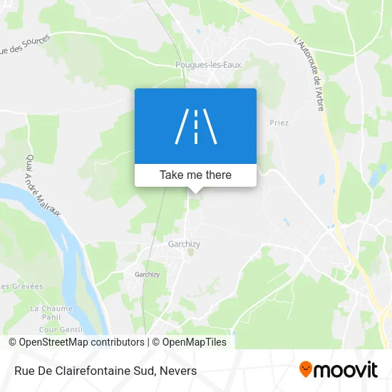 Rue De Clairefontaine Sud map