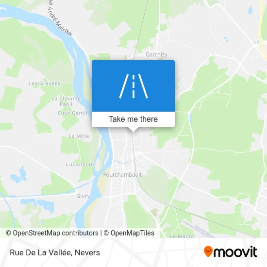 Rue De La Vallée map