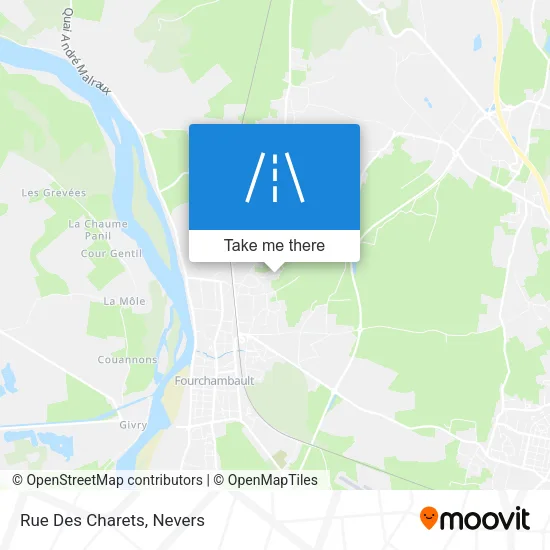 Rue Des Charets map