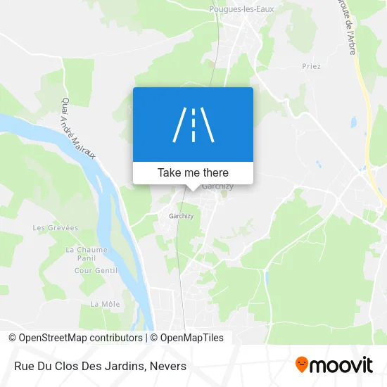 Rue Du Clos Des Jardins map