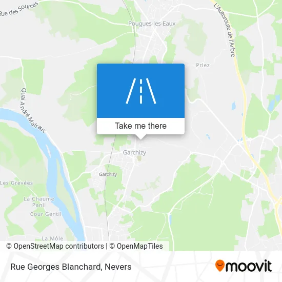 Rue Georges Blanchard map