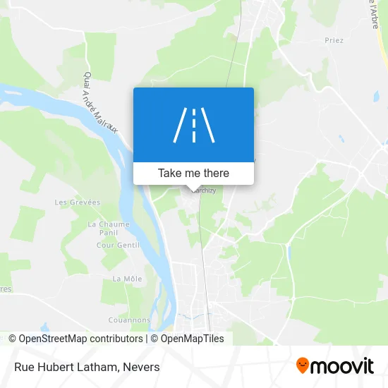 Rue Hubert Latham map