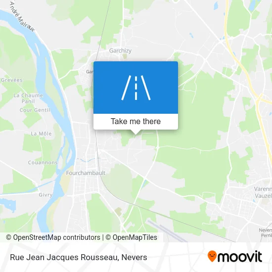 Rue Jean Jacques Rousseau map
